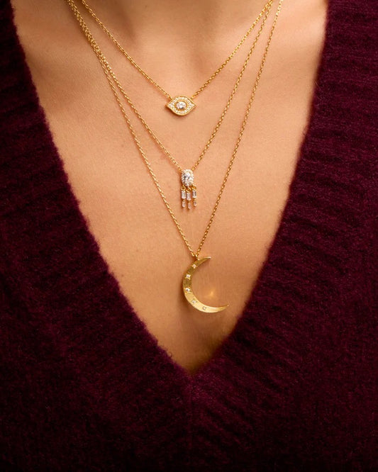 Collier White Majestic Eye MYA BAY