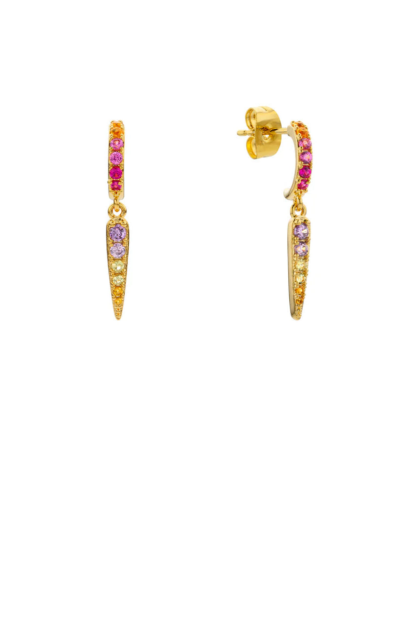 Boucles d'oreilles Rainbow London Way MYA BAY