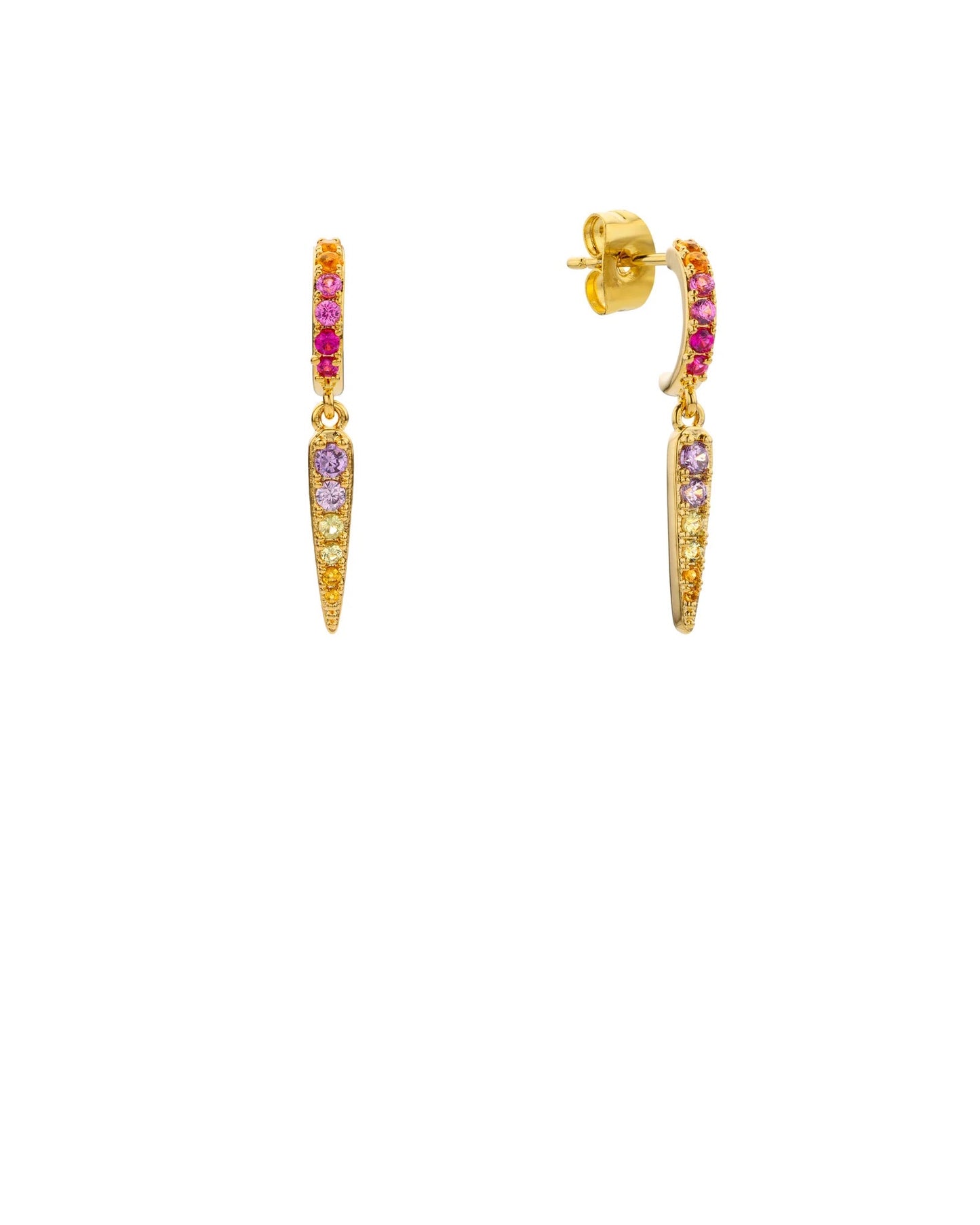 Boucles d'oreilles Rainbow London Way MYA BAY