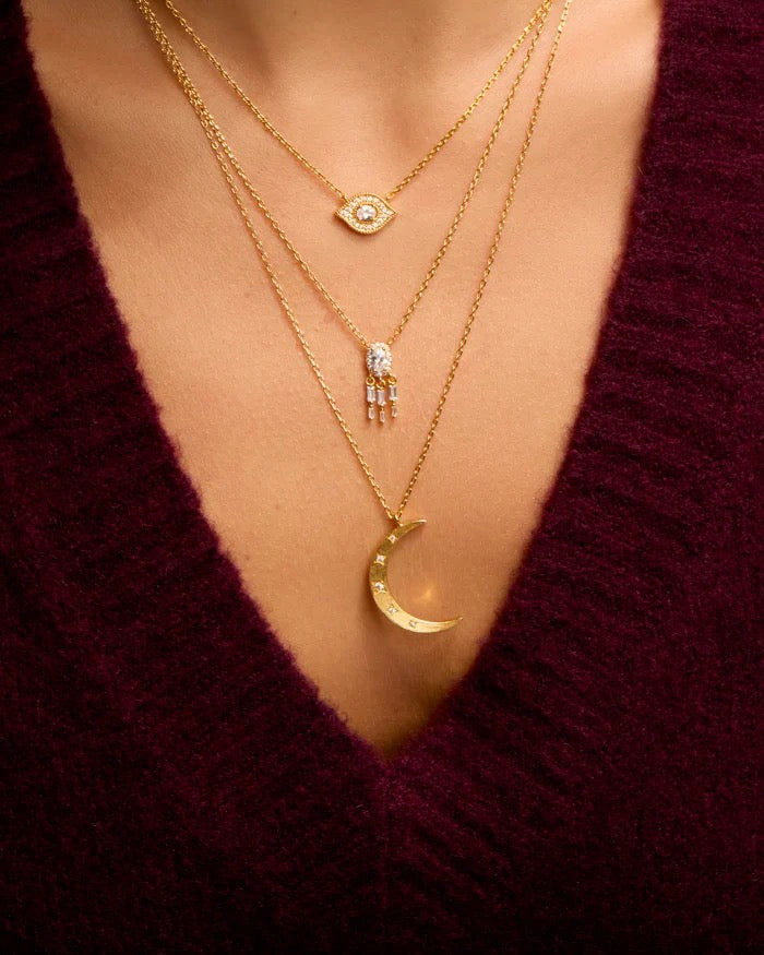 Collier White Majestic Eye MYA BAY