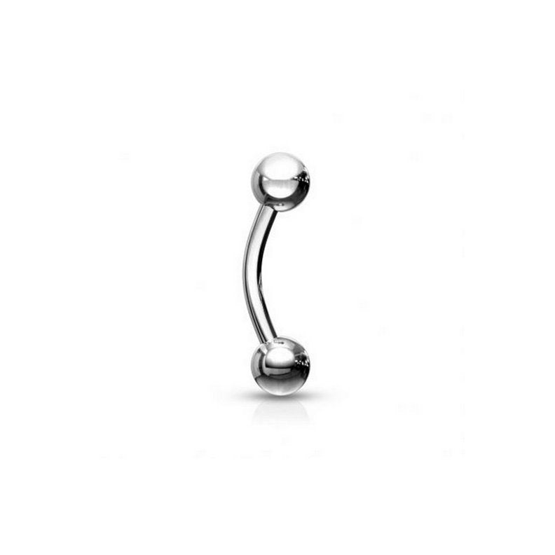 Barre courbée en titane — bijou de pose OBBO